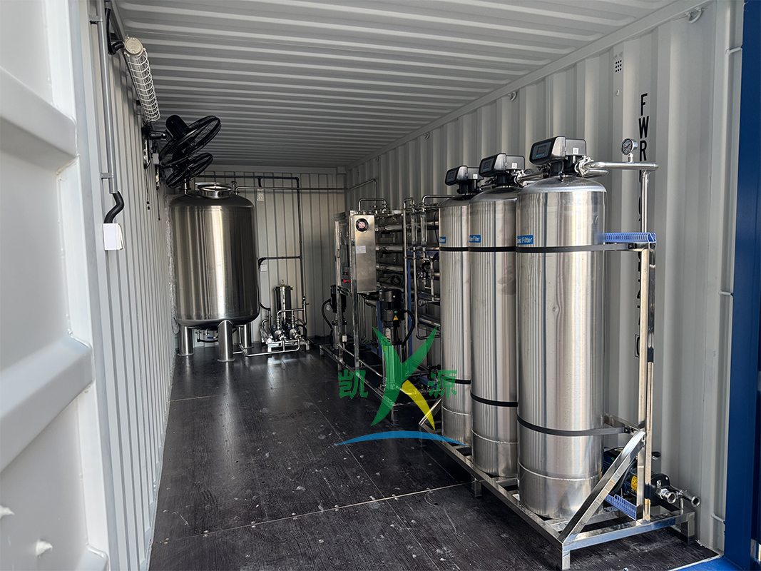 container two stage reverse osmosis plant