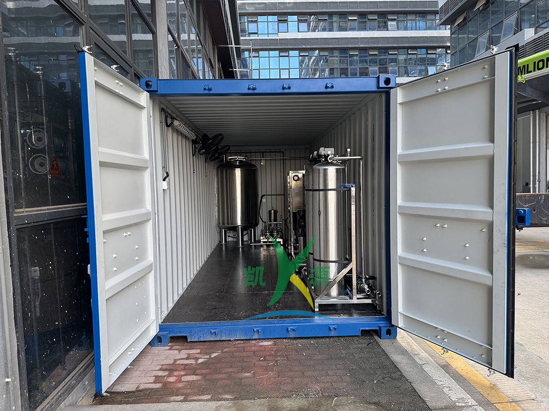 container two stage reverse osmosis system for bottled water