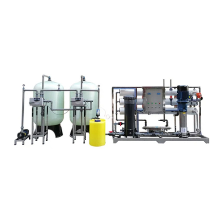 6000LPH Industrial Salty Borehole Water Desalination Treatment