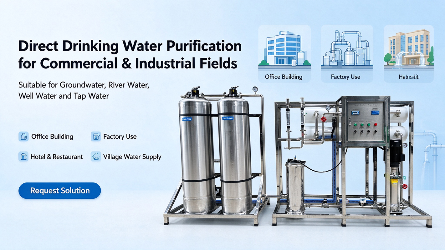 Full Stainless Steel Drinking Water Filter Structure Details