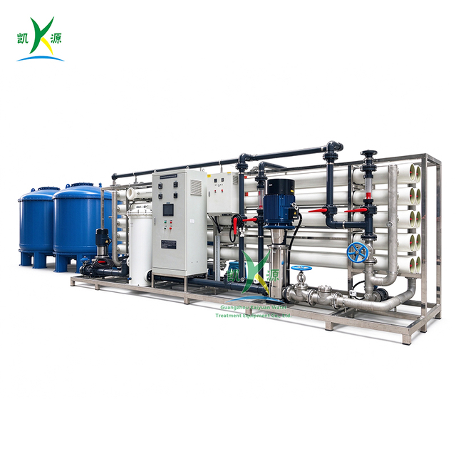 Gran sistema de &oacute;smosis inversa de agua salobre 60T/H para miner&iacute;a 