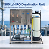 500L/H Seawater Reverse Osmosis Desalination System