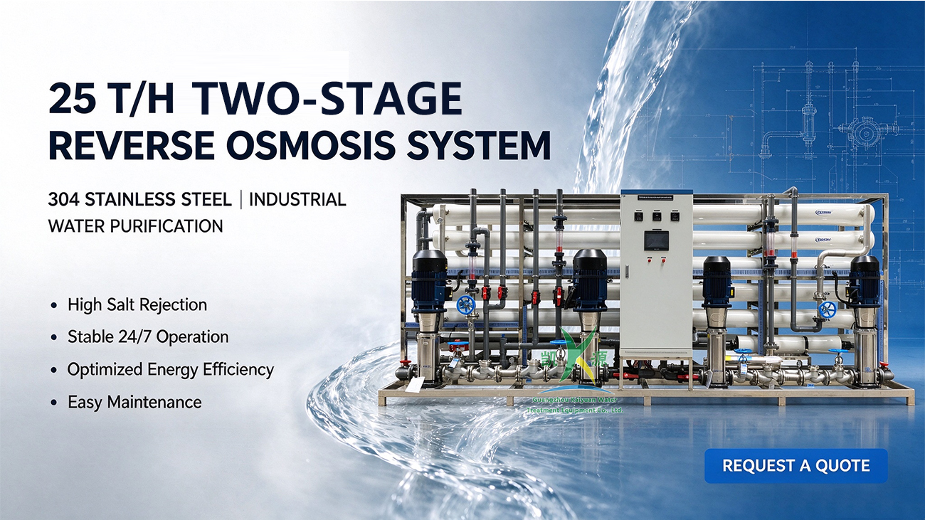 25TPH Two‑stage RO SYSTEM