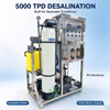 5000LPD Skid Mounted Seawater Desalination System
