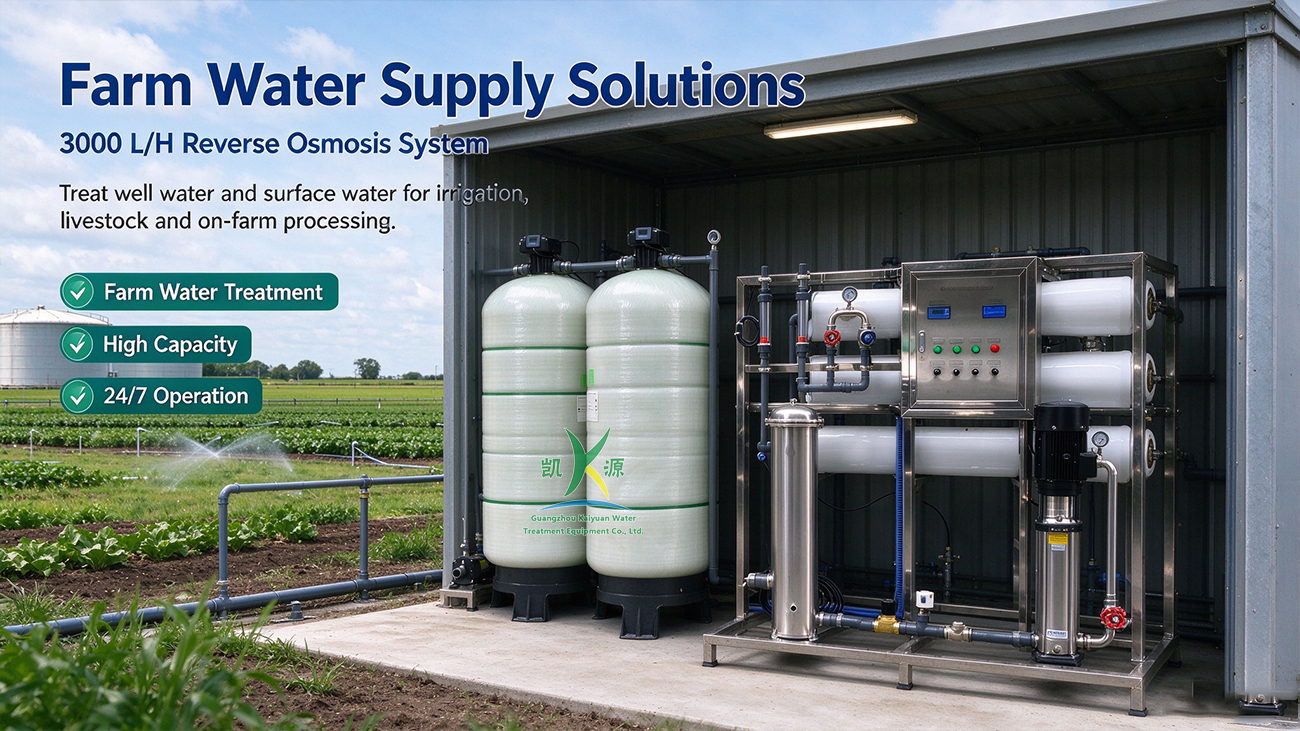 Farm irrigation water