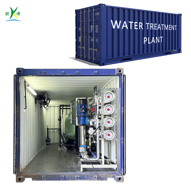 Planta RO de agua salobre en contenedores de 6T/H