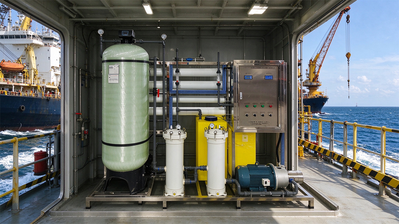 Marine seawater desalination equipment
