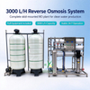3000L/H Industrial Reverse Osmosis Plant 