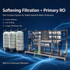 3000L/H Two-Stage RO Water Treatment System With Pre-Softening Filtration