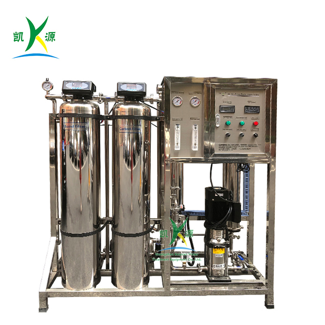 Sistema de tratamiento de agua RO de acero inoxidable 500L/H