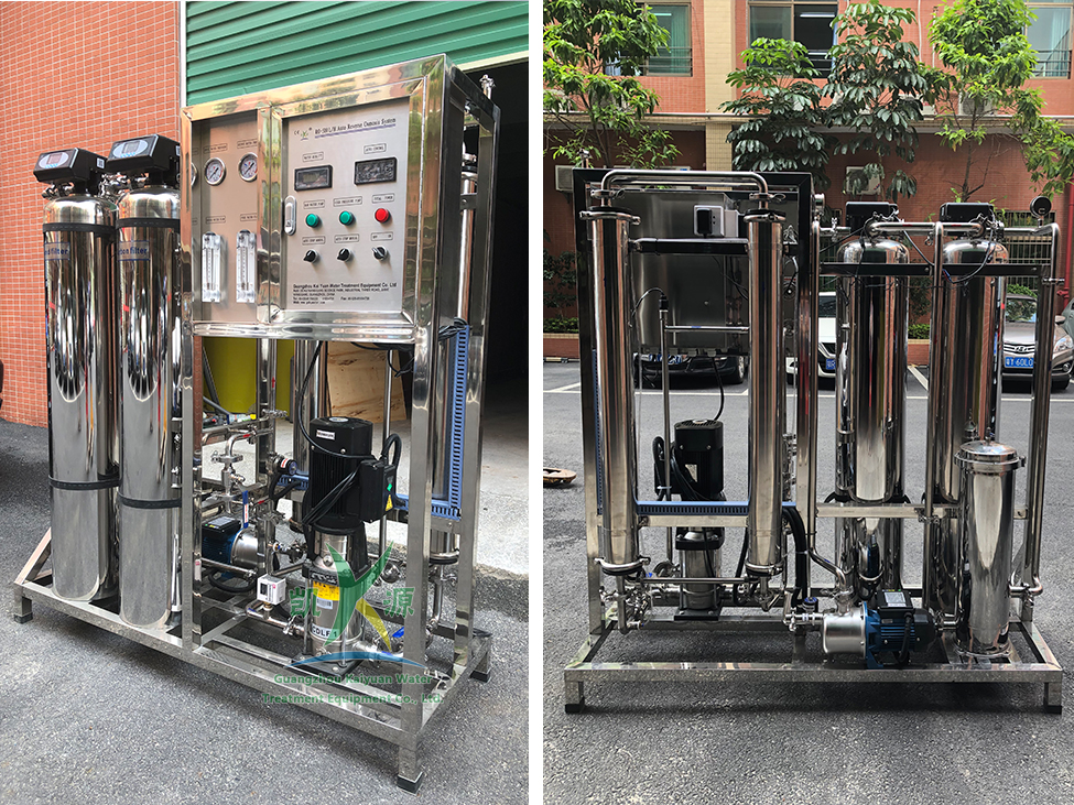 0.5tph RO pure water treatment equipment