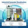 Compact 1000L/H seawater reverse osmosis desalination equipment